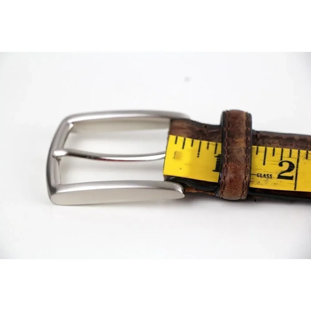 Nautica BROWN GENUINE LEATHER 1 1/4